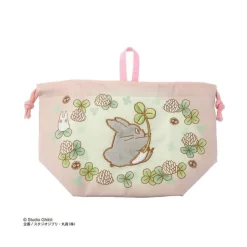New Maison Ghibli Satchel With Ring Totoro Clover 17 X 26 Cm - My Neighbor Totoro