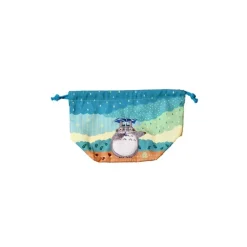 Hot Maison Ghibli Satchel With Ring Totoro Under The Rain 17 X 26 Cm - My Neighbor Toto