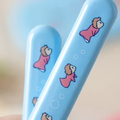 Online Maison Ghibli Set Chopsticks Spoon Fork Ponyo In The Ocean - Ponyo On The Cliff