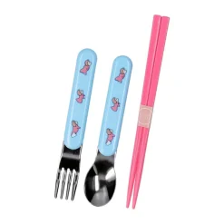 Online Maison Ghibli Set Chopsticks Spoon Fork Ponyo In The Ocean - Ponyo On The Cliff