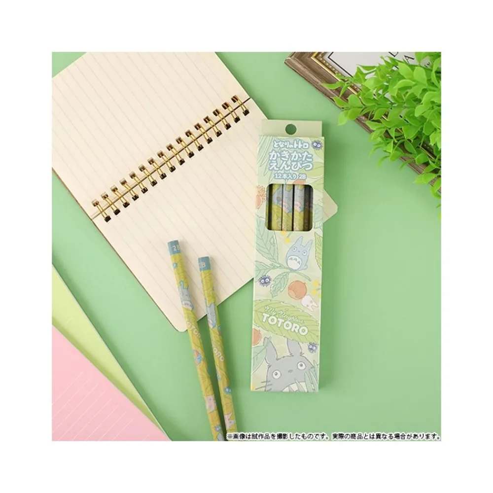 Best Maison Ghibli Set Of 12 2B Pencils Forest Serie - My Neighbor Totoro