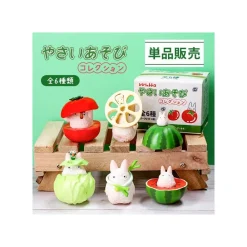 Discount Maison Ghibli Small Totoro & Vegetables Collect Of 6 Figurines - My Neighbor Totoro