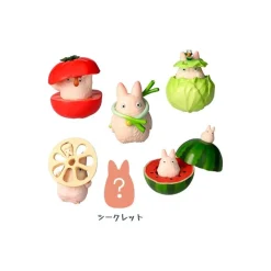 Discount Maison Ghibli Small Totoro & Vegetables Collect Of 6 Figurines - My Neighbor Totoro
