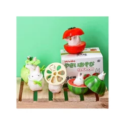 Discount Maison Ghibli Small Totoro & Vegetables Collect Of 6 Figurines - My Neighbor Totoro