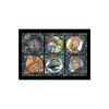 Online Maison Ghibli Stained Glass Puzzle 208P - Castle In The Sky