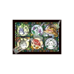 Best Maison Ghibli Stained Glass Puzzle 208P All Seasons - My Neighbor Totoro