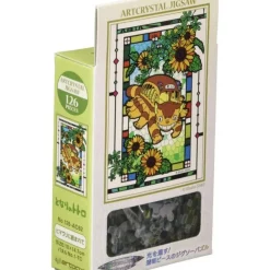 Discount Maison Ghibli Stained Glass Puzzle 126P Catbus And Sunflowers - My Neighbor Totoro