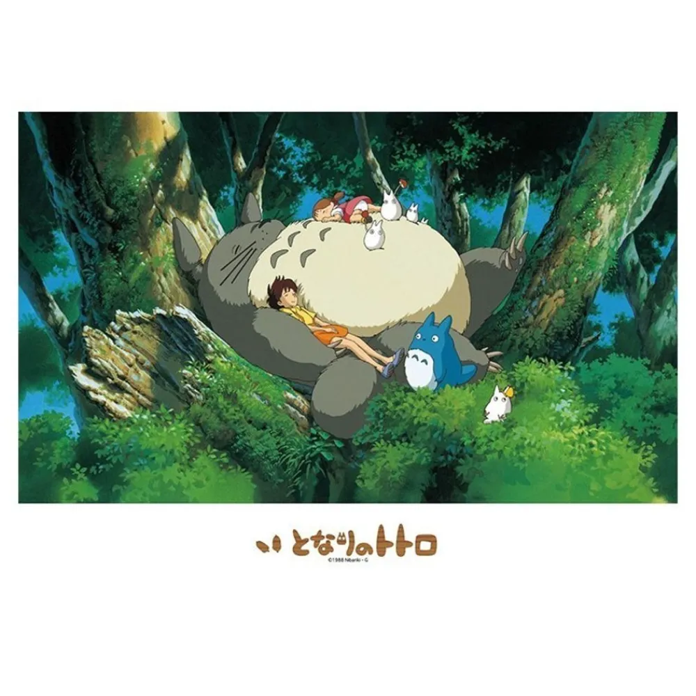 Hot Maison Ghibli Stained Glass Puzzle 500P Napping With Totoro - My Neighbor Tororo