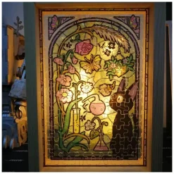 New Maison Ghibli Stained Glass Puzzle 126P No Face - Spirited Away