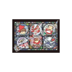 Online Maison Ghibli Stained Glass Puzzle 208P Ponyos Everywhere - Ponyo On The Cliff