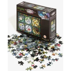 Hot Maison Ghibli Stained Glass Puzzle 208P Totoro & His Friends - My Neighbor Totoro