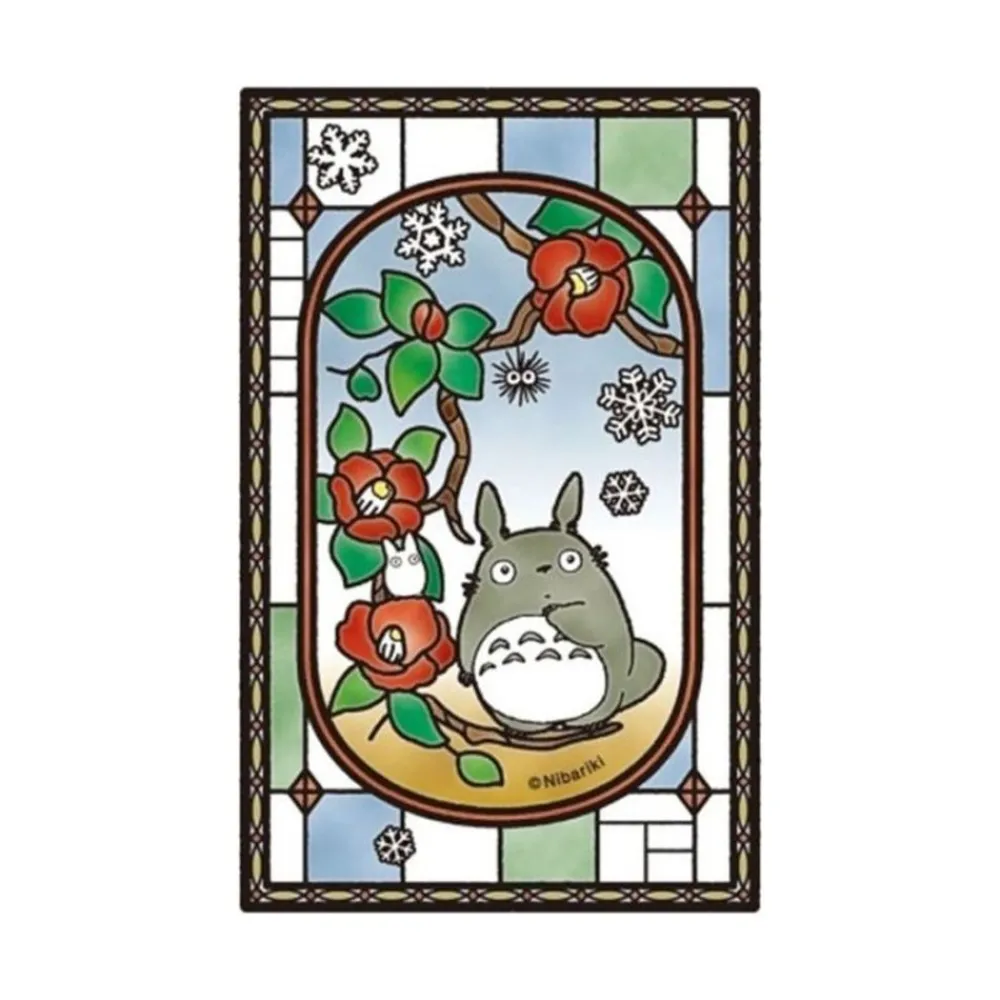 Hot Maison Ghibli Stained Glass Puzzle 126P Totoro Camelia - My Neighbor Totoro