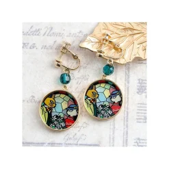 Discount Maison Ghibli Stained Glass Series - Earrings Louise&Baron -Whisper Of The Heart