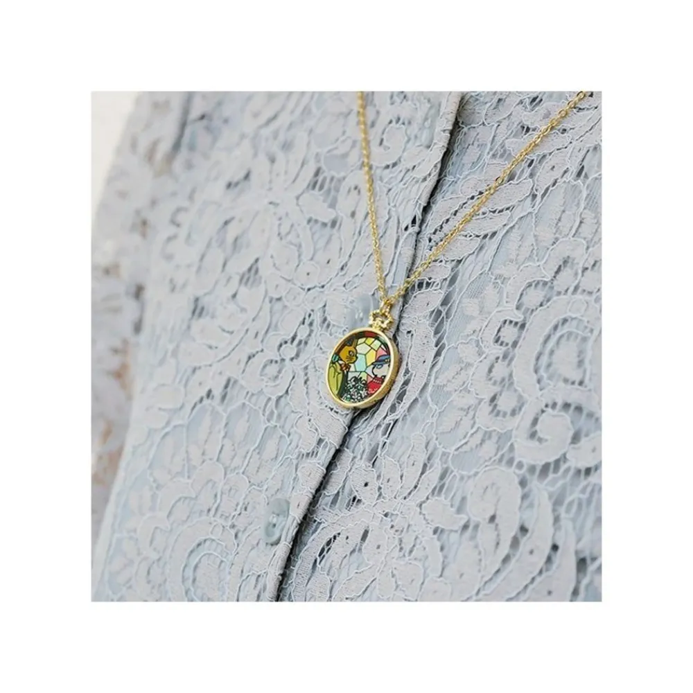 Best Maison Ghibli Stained Glass Series - Pendant Louise & Baron-Whisper Of The Heart
