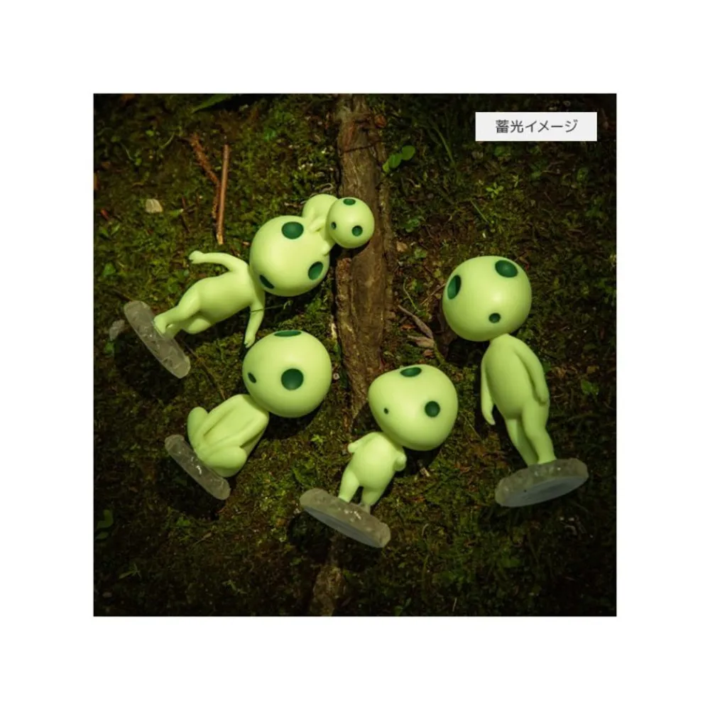 New Maison Ghibli Statue Small And Big Kodama - Princess Mononoke