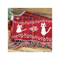 Discount Maison Ghibli Stole With Button Jiji Check Pattern - Kiki'S Delivery Service