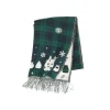 Clearance Maison Ghibli Stole With Button Totoro Check Pattern - My Neighbor Tororo