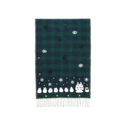 Clearance Maison Ghibli Stole With Button Totoro Check Pattern - My Neighbor Tororo