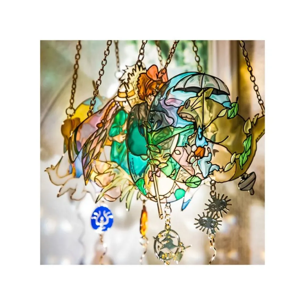 Clearance Maison Ghibli Sun Catcher Stained Glass Sophie & Hauru - Howl'S Moving Castle