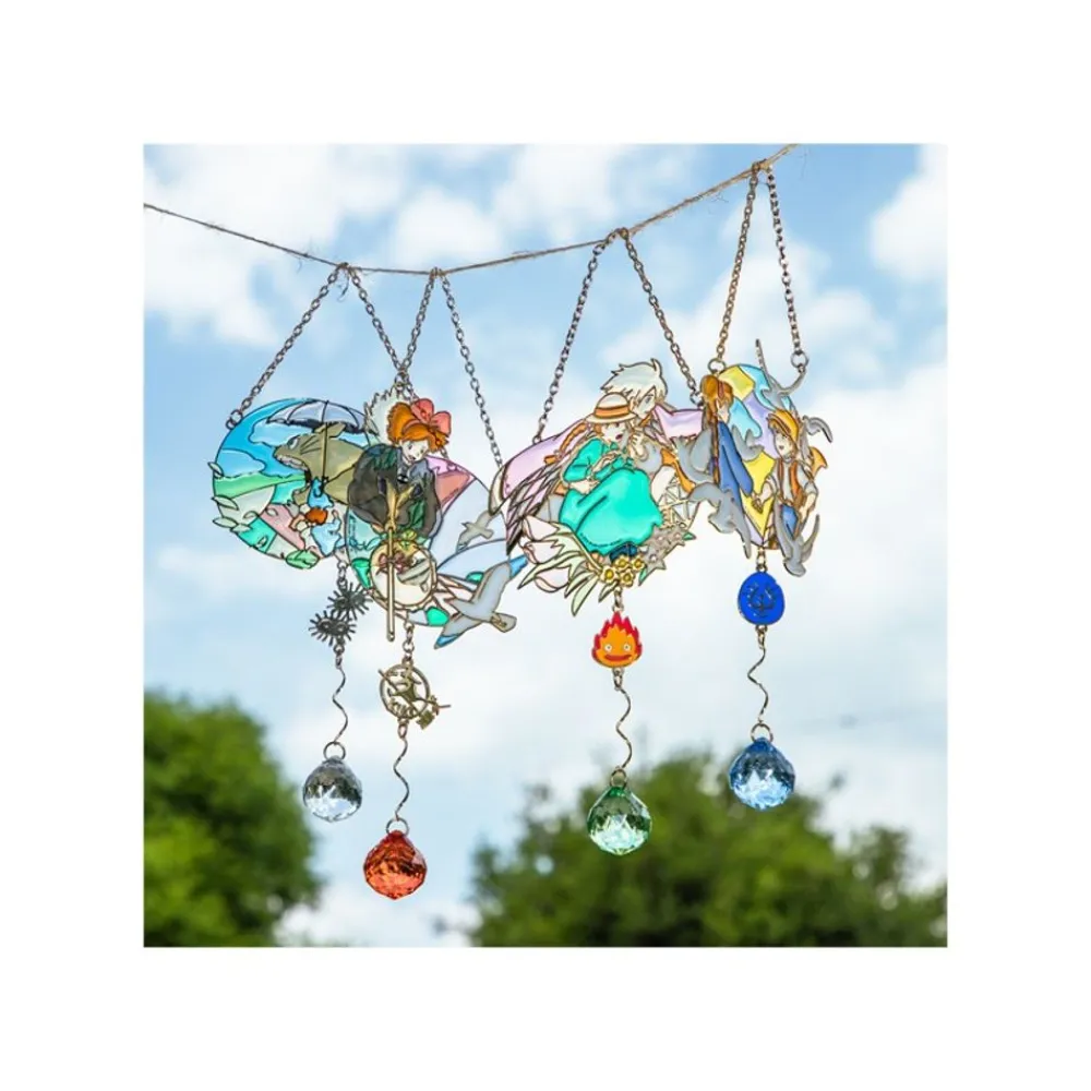 Clearance Maison Ghibli Sun Catcher Stained Glass Sophie & Hauru - Howl'S Moving Castle