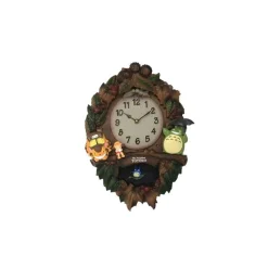 New Maison Ghibli Swing Clock Autumn Leaves - My Neighbor Totoro