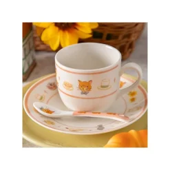 Online Maison Ghibli Tea Time & Cat Plate - The Cat Returns
