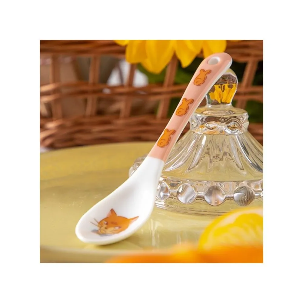 Sale Maison Ghibli Tea Time & Cat Spoon - The Cat Returns