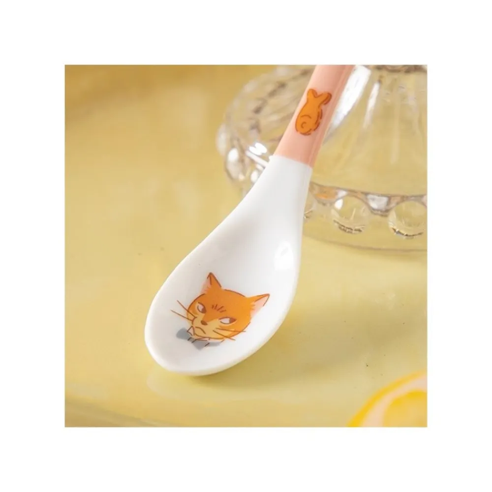 Sale Maison Ghibli Tea Time & Cat Spoon - The Cat Returns