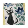 Sale Maison Ghibli Tenugui Jiji Blue Flowers - Kiki'S Delivery Service