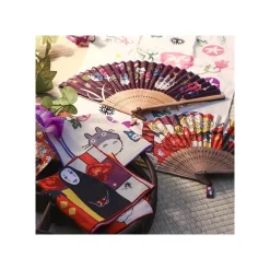 Sale Maison Ghibli Tenugui Morning Glory & Firefly - My Neighbor Totoro