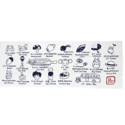 Maison Ghibli Tenugui Totoro Symbols - My Neighbor Totoro