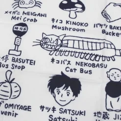 Maison Ghibli Tenugui Totoro Symbols - My Neighbor Totoro