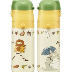 Clearance Maison Ghibli Thermos Bottle Double Opening Totoro & Catbus - My Neighbor Totoro