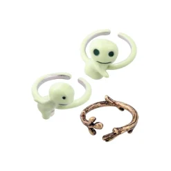 Sale Maison Ghibli Three Ring Set Kodama - Princess Mononoke