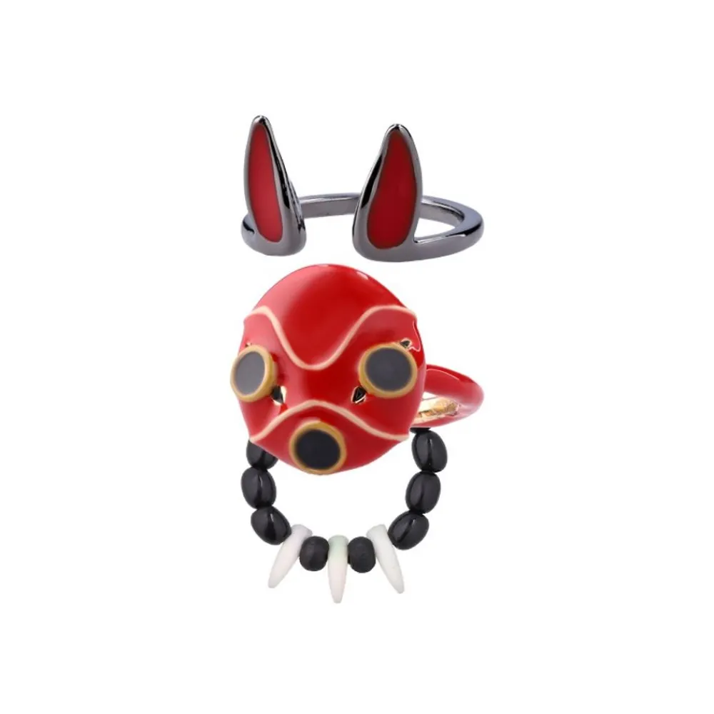 Clearance Maison Ghibli Three Ring Set San'S Mask - Princess Mononoke