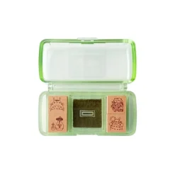 New Maison Ghibli Totoro & Catbus Mini Stamp Set Green - My Neighbor Totoro