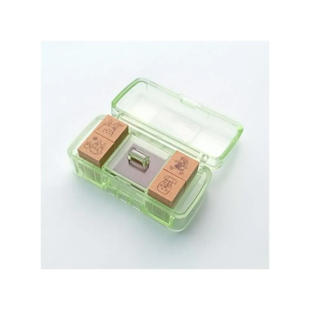 Hot Maison Ghibli Totoro & Mei Mini Stamp Set Red - My Neighbor Totoro