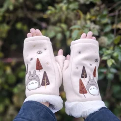Sale Maison Ghibli Totoro Fir Trees Gloves - My Neighbor Totoro