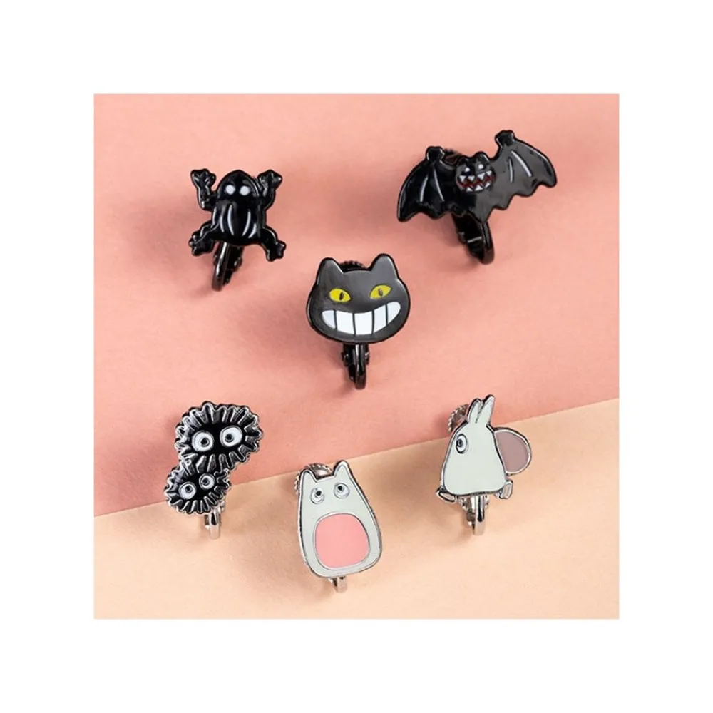 Clearance Maison Ghibli Totoro Opening Clipped Earrings Set Of 6 - My Neighbor Totoro
