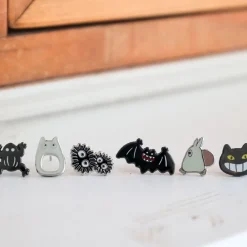 Sale Maison Ghibli Totoro Opening Pierced Earrings Set Of 6 - My Neighbor Totoro