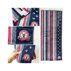 Maison Ghibli Towel Jiji Footprints 34X80 Cm - Kiki'S Delivery Service