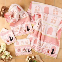 Sale Maison Ghibli Towel Jiji Street Corner 34X80 Cm - Kiki'S Delivery Service