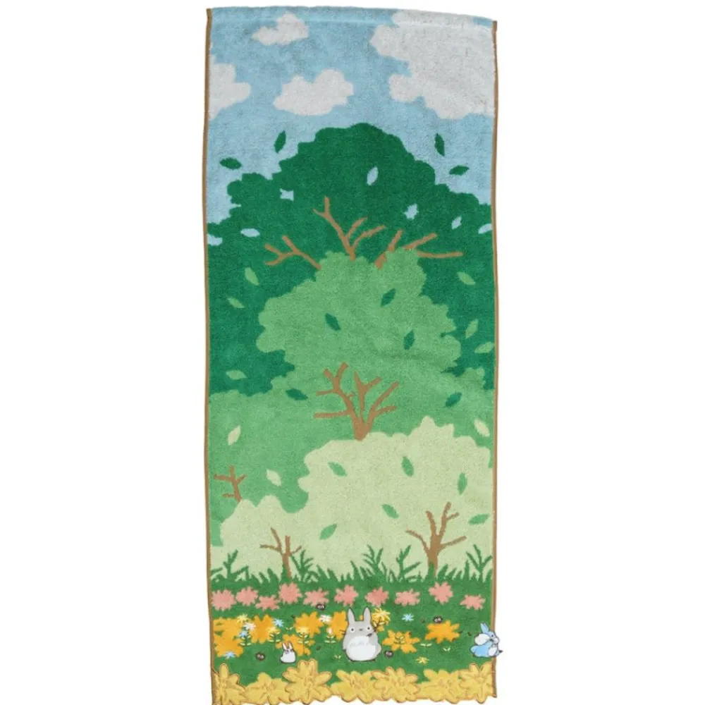 Discount Maison Ghibli Towel Medium & Small Totoro Racing 34X80 Cm - My Neighbor Totoro