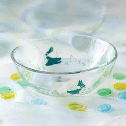 Maison Ghibli Transparent Bowl 13Cm Chasing - My Neighbor Totoro