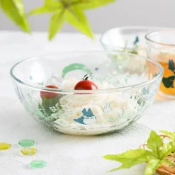 Maison Ghibli Transparent Bowl 17Cm Chasing Acorns - My Neighbor Totoro