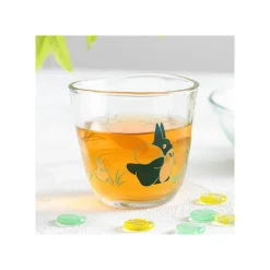 New Maison Ghibli Transparent Glass Chasing Acorns - My Neighbor Totoro