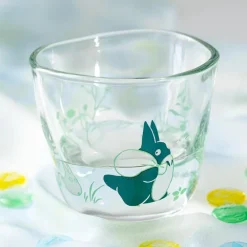 New Maison Ghibli Transparent Glass Chasing Acorns - My Neighbor Totoro