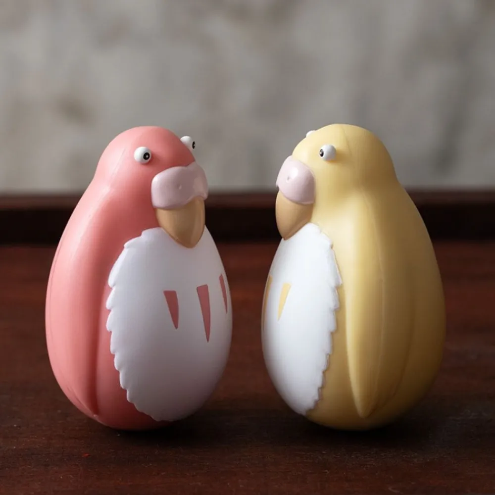 Discount Maison Ghibli Two Pack Roly-Poly Figurines Red & Yellow Parakeet - The Boy And The