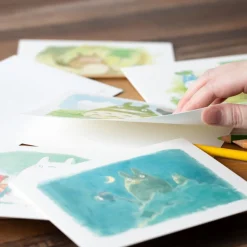 New Maison Ghibli Watercolour Greeting Cards 24 X 15,8 Cm Aburaya - Spirited Away