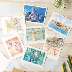 New Maison Ghibli Watercolour Greeting Cards 24 X 15,8 Cm Aburaya - Spirited Away